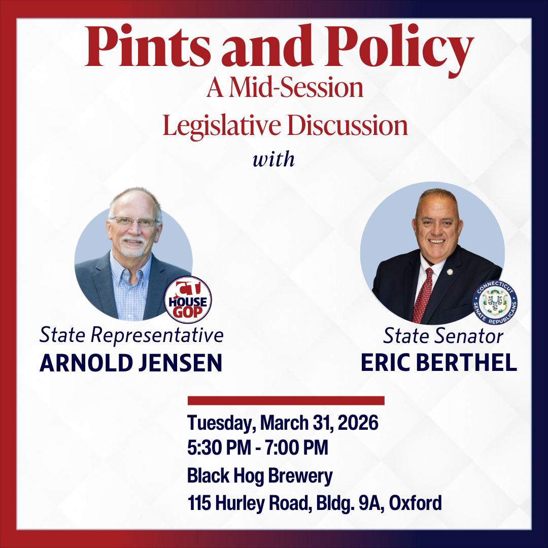 Rep. Jensen, Sen. Berthel to Hold Mid-Session Legislative Discussion; Event Open to All Residents